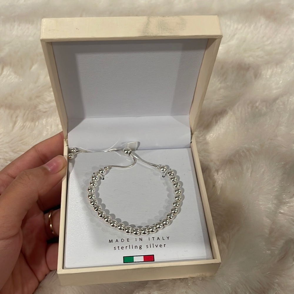 Brand new silver bracelet made in Italy